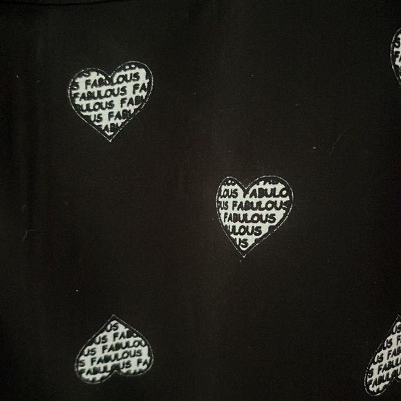 Black and white flower tunic blouse - Picture 3 of 3